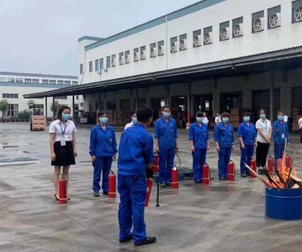 南方泵业管道泵工厂开展消防安全演练活动